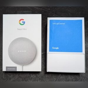 NIB Google Nest Mini 2nd Gen Smart Home Integration Speaker Google Assistant